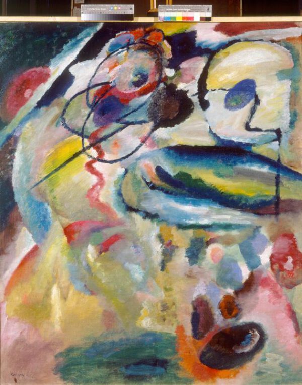 Wassily Kandinsky "Picture With A Circle" 111 x 139 cm