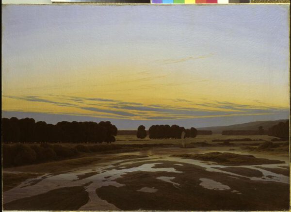 Caspar David Friedrich "Das Große Gehege bei Dresden"  102 x 73 cm