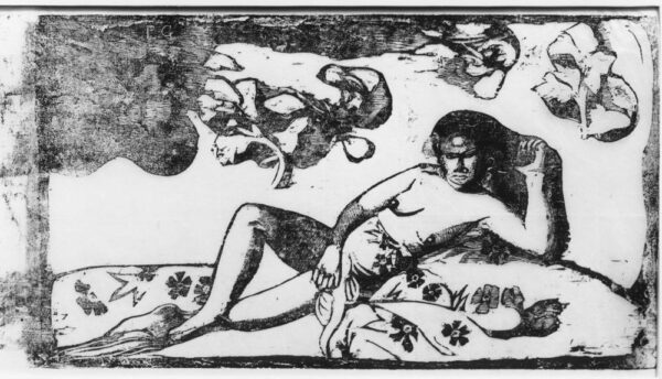 Paul Gauguin "Frauen mit Mangos"  30 x 17 cm