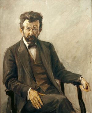 Max Liebermann "Der Dichter Richard Dehmel" 92 x 115 cm