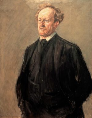 Max Liebermann "Porträt des Dichters Gerhart Hauptmann" 92 x 118 cm