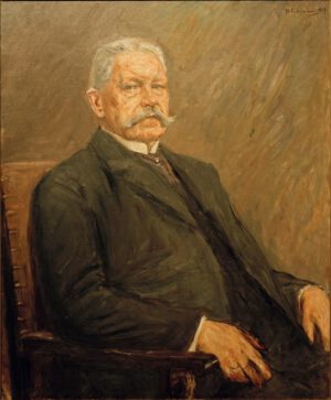 Max Liebermann "Bildnis des Reichspräsidenten Paul von Hindenburg" 93 x 112 cm