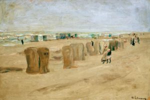 Max Liebermann "Strandbild in Noordwijk" 72 x 49 cm