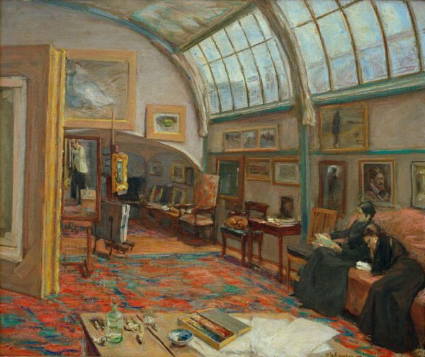 Max Liebermann "Das Atelier des Künstlers" 81 x 69 cm