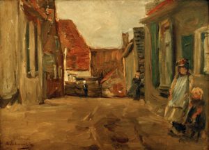 Max Liebermann "Holländische Straße" 34 x 26 cm