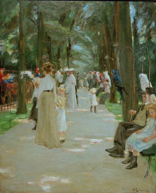 Max Liebermann "Papageienallee" 73 x 88 cm