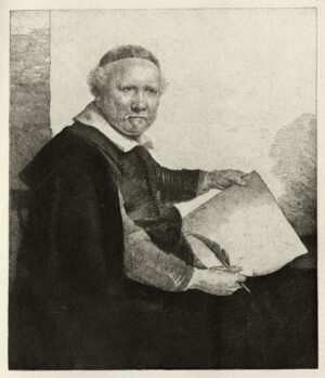 Rembrandt “Der große Coppenol“ 28.1 x 33.5 cm