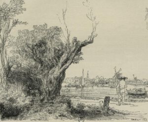 Rembrandt “Der Omval“ 22 x 18.5 cm