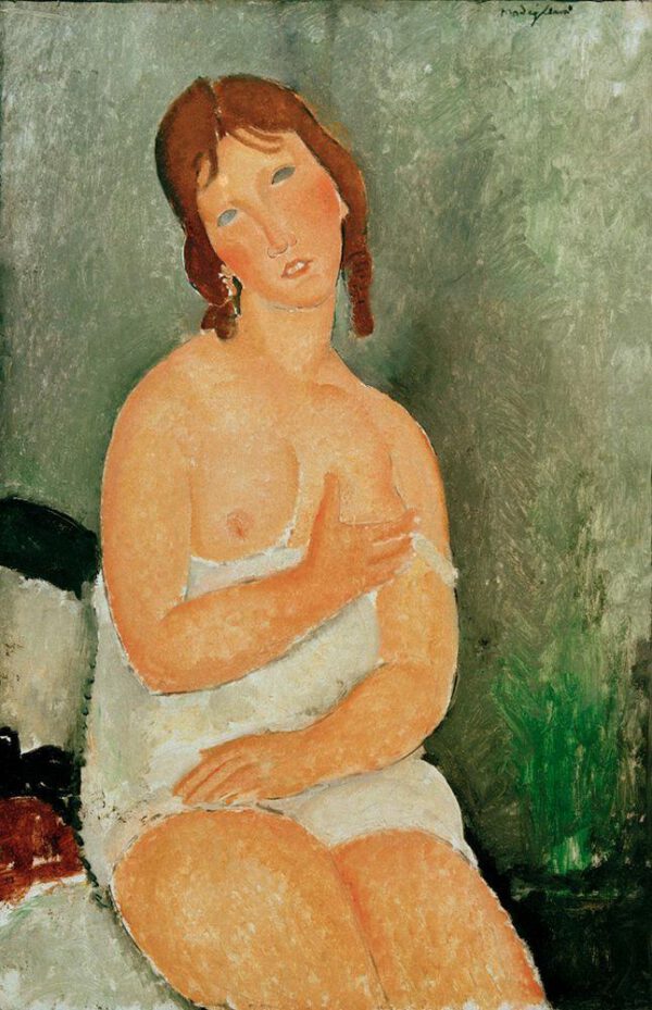 Amedeo Modigliani "Jeune femme assise" 65 x 100 cm