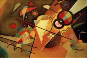 Wassily Kandinsky "Gelbe Spitze" 65 x 47 cm