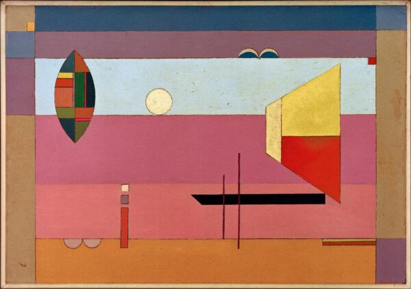Wassily Kandinsky "Kühle Streifen" 70 x 49 cm