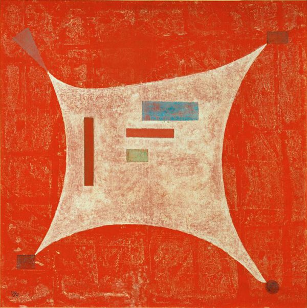 Wassily Kandinsky "Zuer Ecken" 70 x 70 cm
