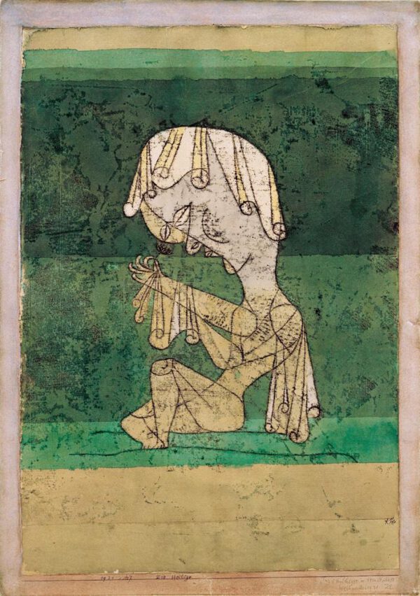 Paul Klee "Die Heilige" 31 x 45 cm