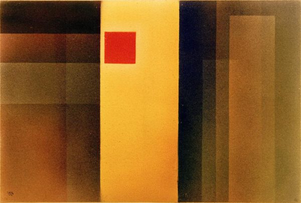 Wassily Kandinsky "Rotes Quadrat" 48 x 32 cm