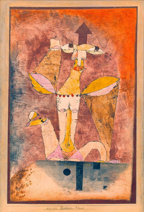 Paul Klee "Barbaren Venus" 27 x 41 cm