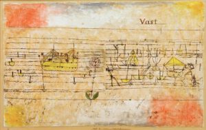 Paul Klee "VAST (Rosenhafen)" 59 x 36 cm