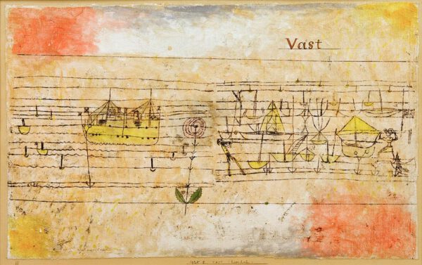 Paul Klee "VAST (Rosenhafen)" 59 x 36 cm