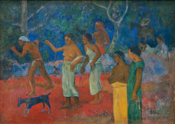 Paul Gauguin "Tahitianisches Leben"  124 x 89 cm