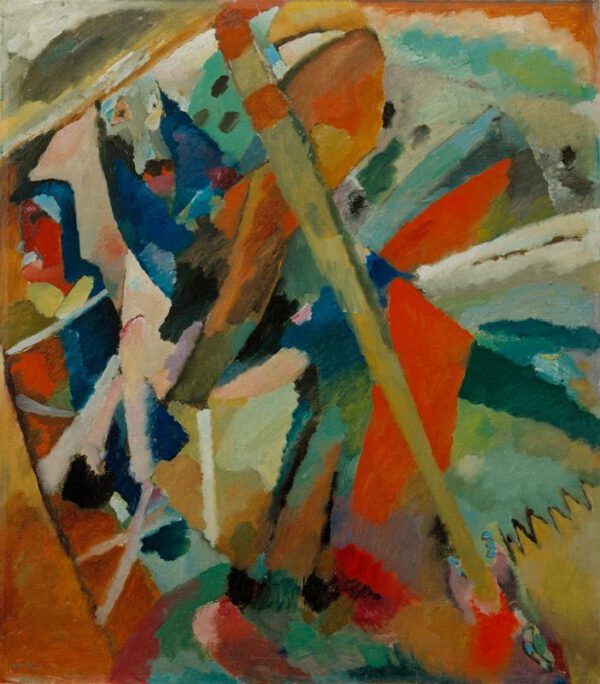 Wassily Kandinsky "Der Heilige Georg" 95 x 107 cm