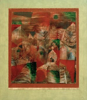 Paul Klee "Hütte am Berg" 34 x 37 cm