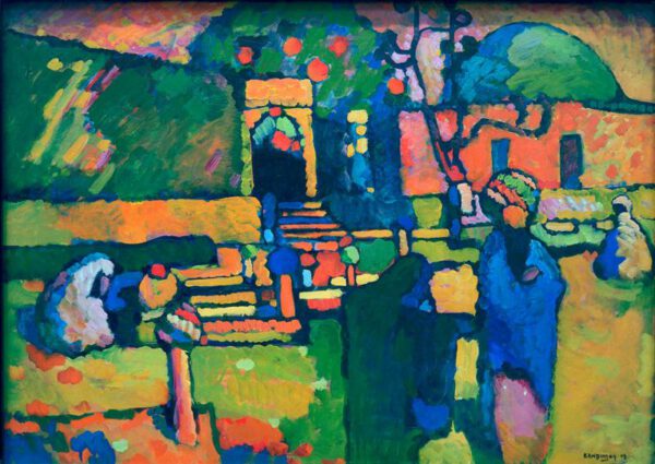 Wassily Kandinsky "Arabischer Friedhof" 98 x 71 cm