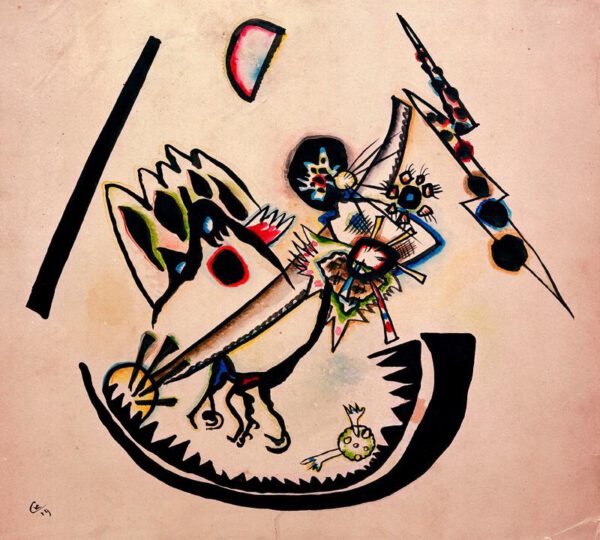 Wassily Kandinsky "Ohne Titel" 29 x 26 cm