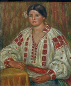 Auguste Renoir "Die bulgarische Bluse" 54 x 65 cm