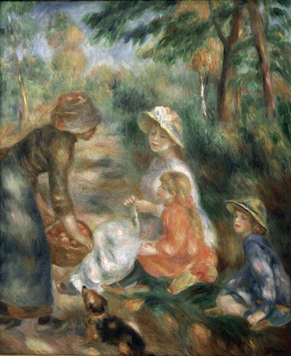 Auguste Renoir "Apfelverkäuferin" 54 x 65 cm