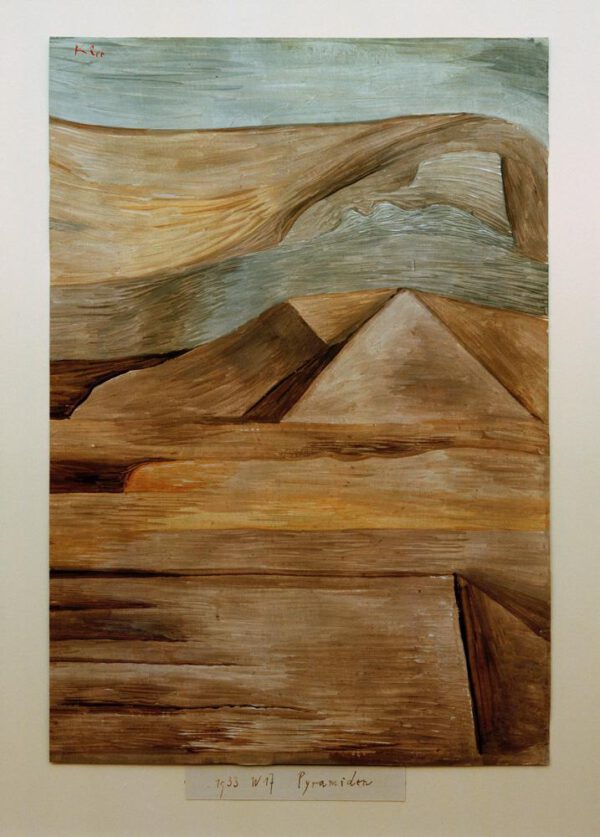 Paul Klee "Pyramiden" 23 x 34 cm
