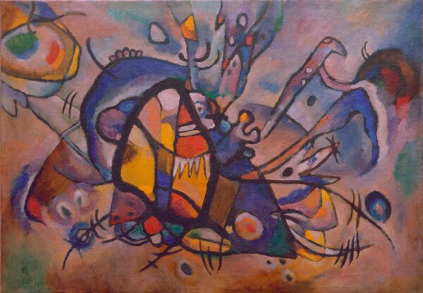 Wassily Kandinsky "Abstract Cmposition" 97 x 68 cm
