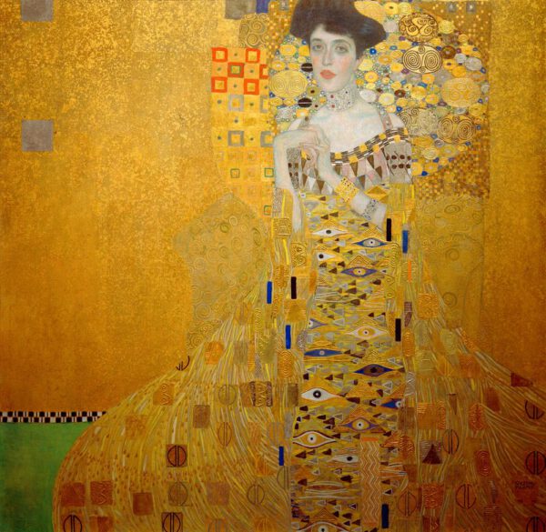 Gustav Klimt "Bildnis Adele Bloch-Bauer I" 138 x 138 cm