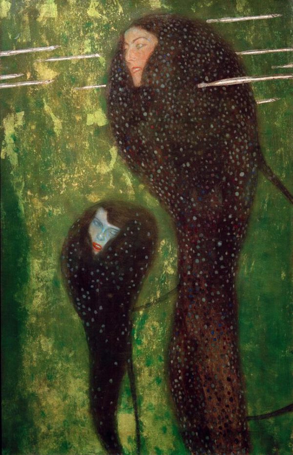 Gustav Klimt "Nixen (Silberfische)" 52 x 82 cm