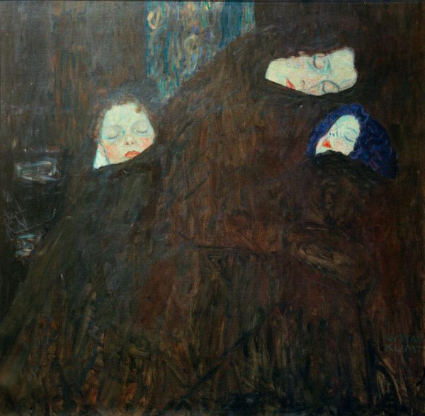 Gustav Klimt "Mutter mit Kindern" 90 x 90 cm