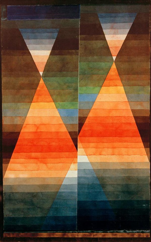 Paul Klee "Doppelzelt" 32 x 51 cm