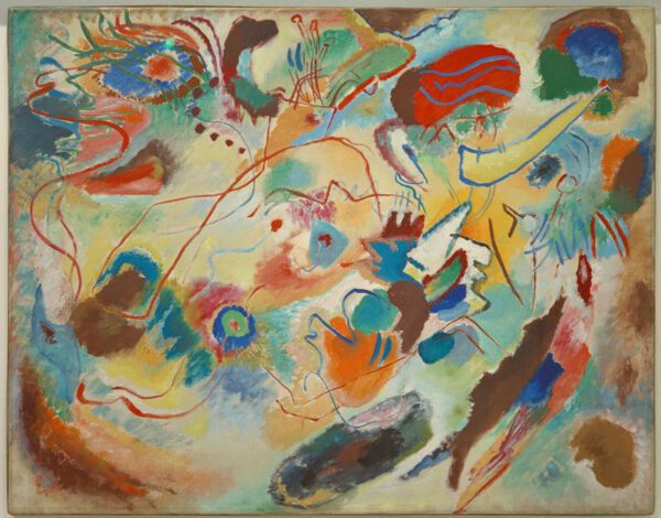 Wassily Kandinsky "Entwurf Zu Komposition" 99 x 79 cm