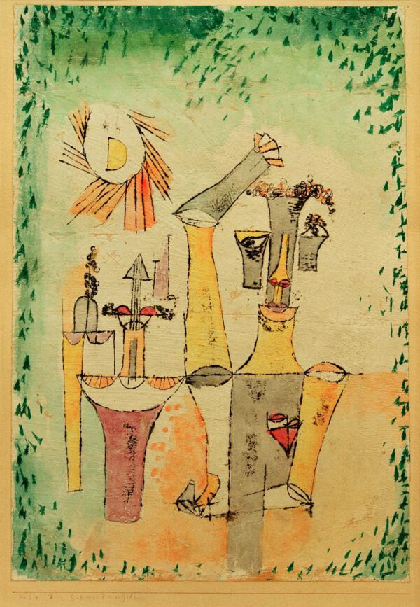 Paul Klee "Schwarzmagier" 25 x 37 cm