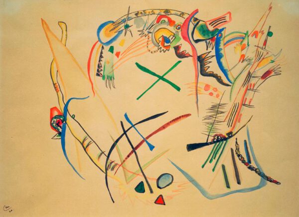 Wassily Kandinsky "Skizze" 33 x 25 cm