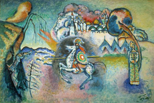 Wassily Kandinsky "Reiter" 91 x 61 cm