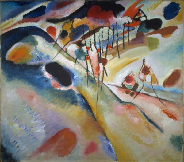 Wassily Kandinsky "Landschaft" 100 x 88 cm