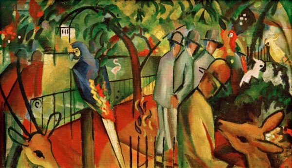 August Macke “Zoologischer Garten” 98 x 59 cm