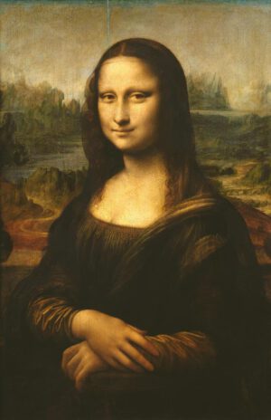 Leonardo da Vinci "Mona Lisa (La Gioconda)" 53 x 77 cm