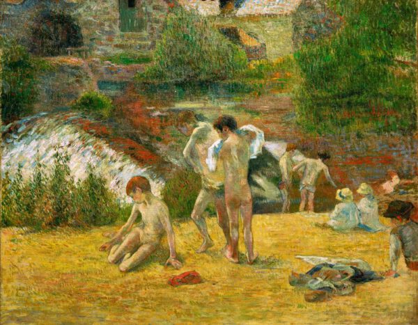 Paul Gauguin "Junge Bretonen im Bad"  73 x 60 cm