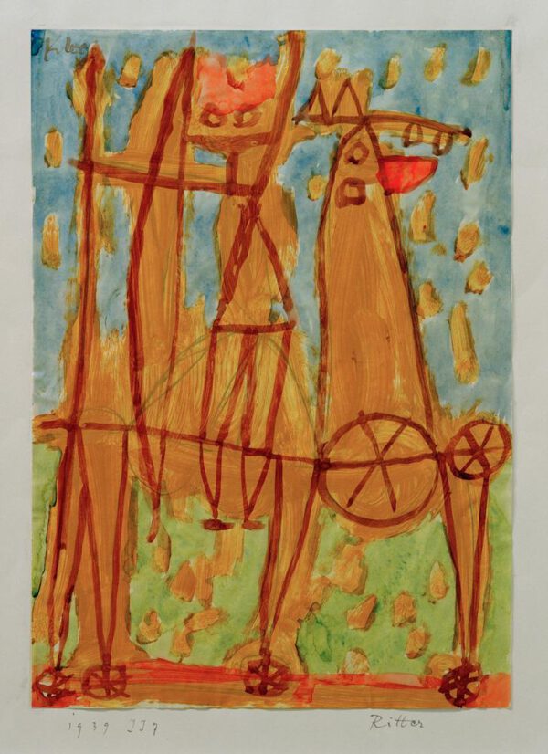 Paul Klee "Ritter" 21 x 30 cm