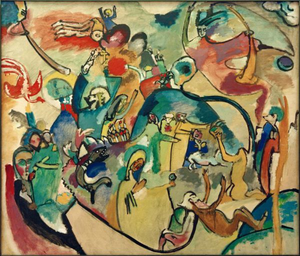 Wassily Kandinsky "Allerheiligen" 99 x 86 cm