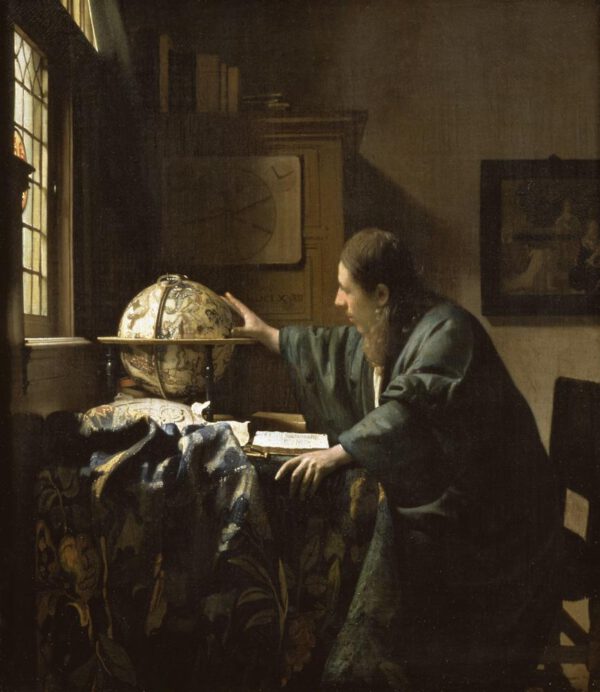 Jan Vermeer "Der Astronom" 46 x 52 cm