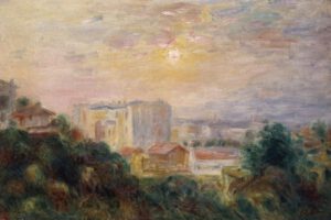 Auguste Renoir "Ansicht des Montmartre" 46 x 30 cm
