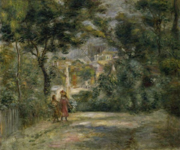 Auguste Renoir "Ansicht von Sacre-Coeur" 55 x 46 cm