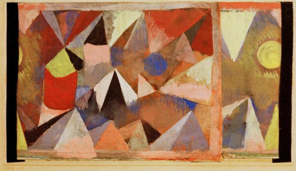 Paul Klee "Berglandschaft" 23 x 13 cm