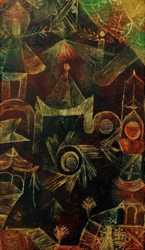 Paul Klee "Kosmische Architektur" 30 x 50 cm