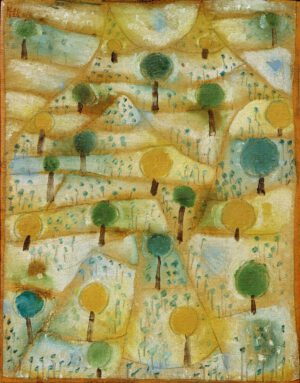 Paul Klee "Kleine rhythmische Landschaft" 22 x 28 cm